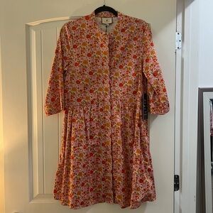 NWT Tuckernuck Royal Shirt Dress Size S